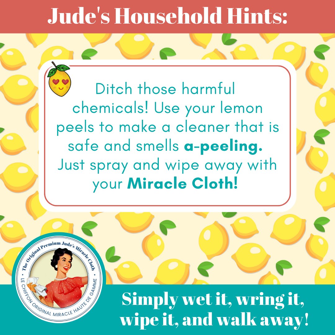 Make Your Own Natural Lemon Cleaner
