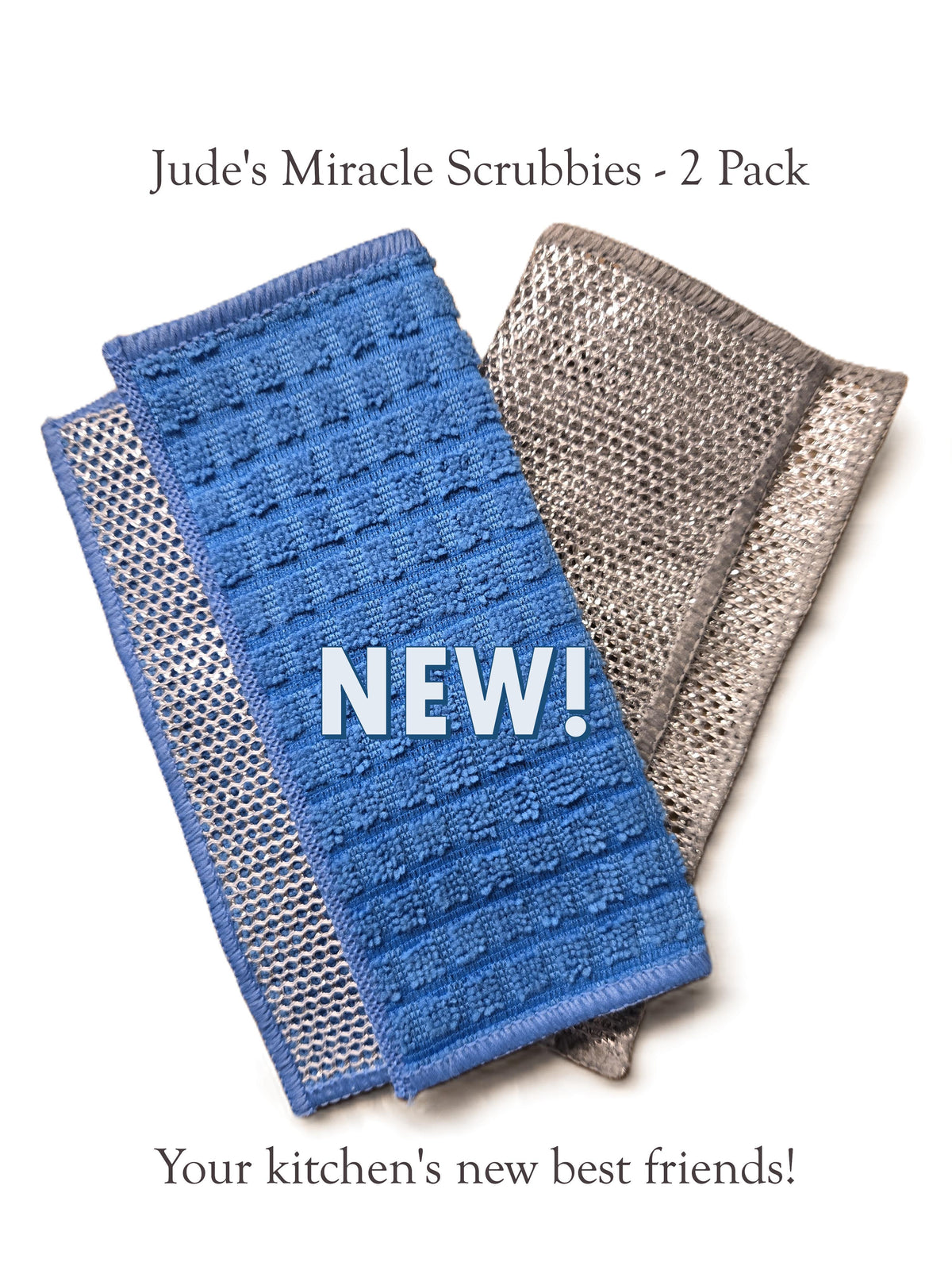 NEW!!! Jude&#39;s Miracle Scrubbies - 2 Pack -