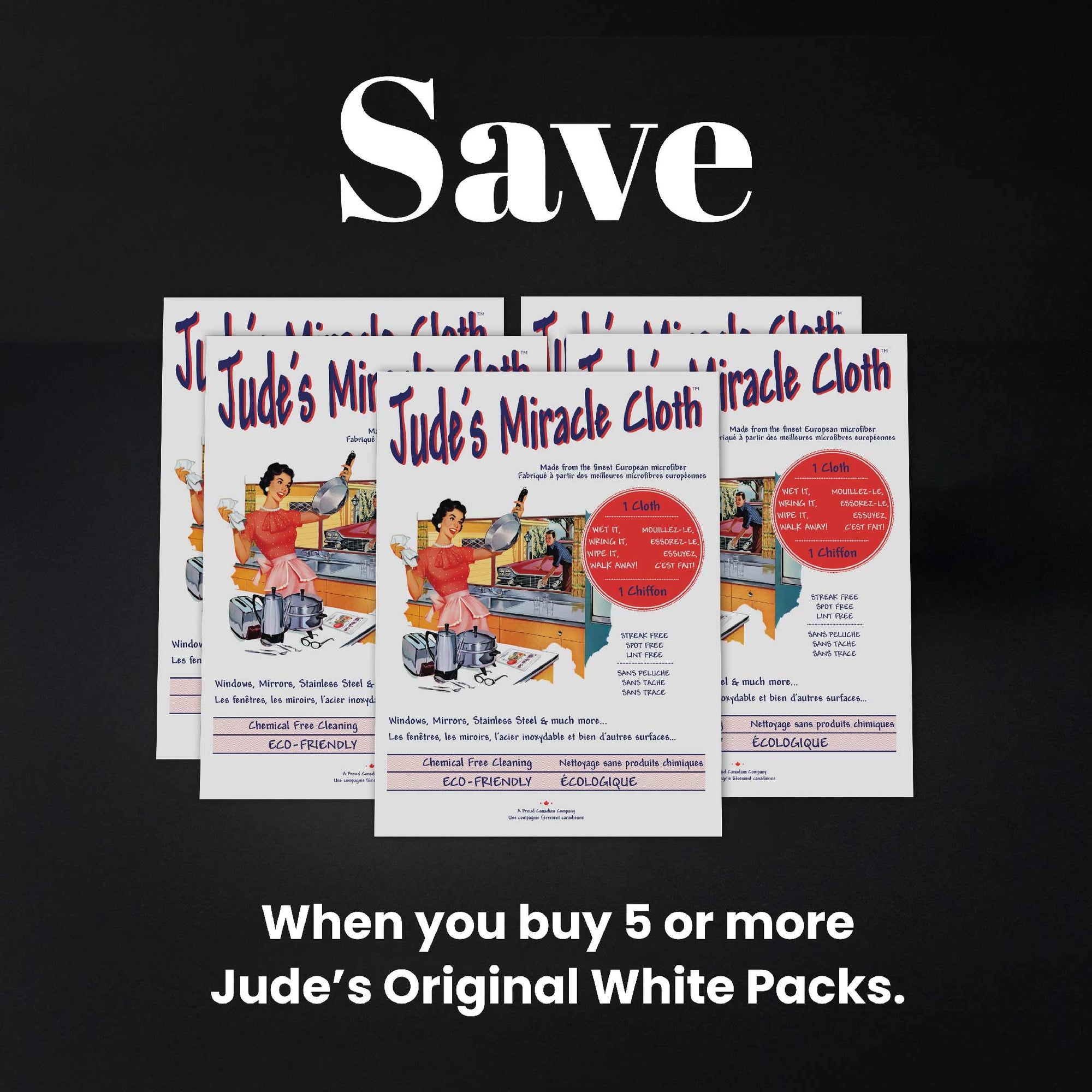 Jude's Original White - Jude's Miracle Cloth
