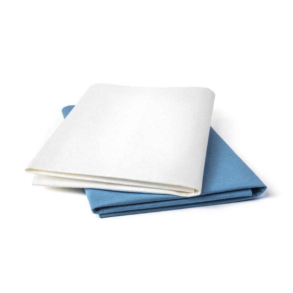 2 Pack - 1 White Cloth & 1 Blue Cloth